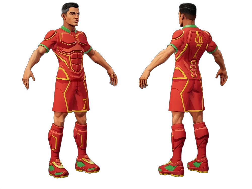 Nitro CR7 stylized character